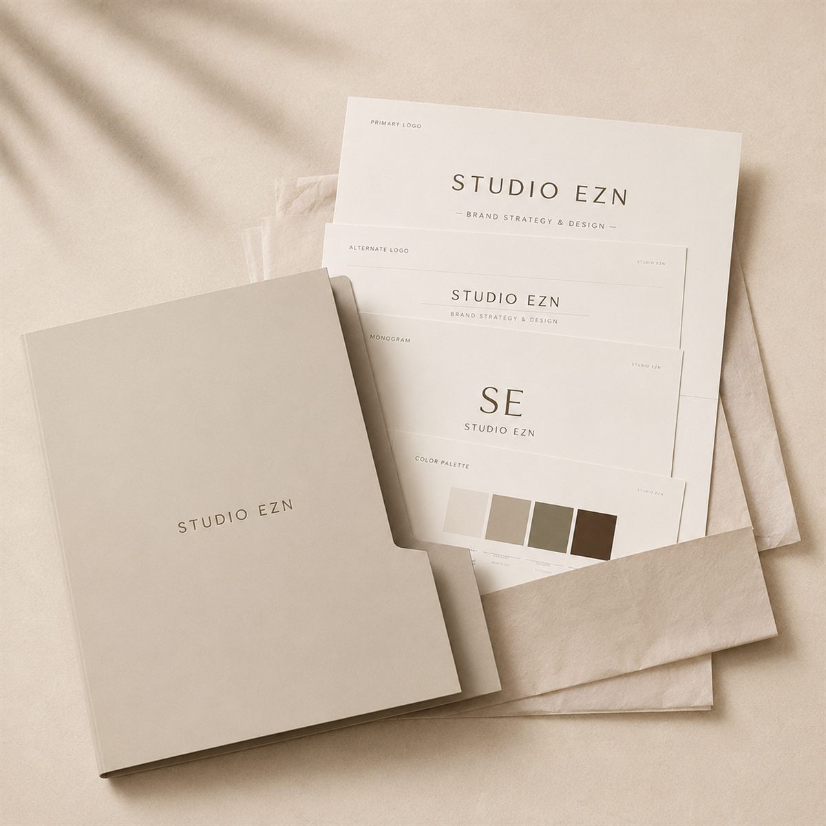 Selected series of studio prints by studio ezn